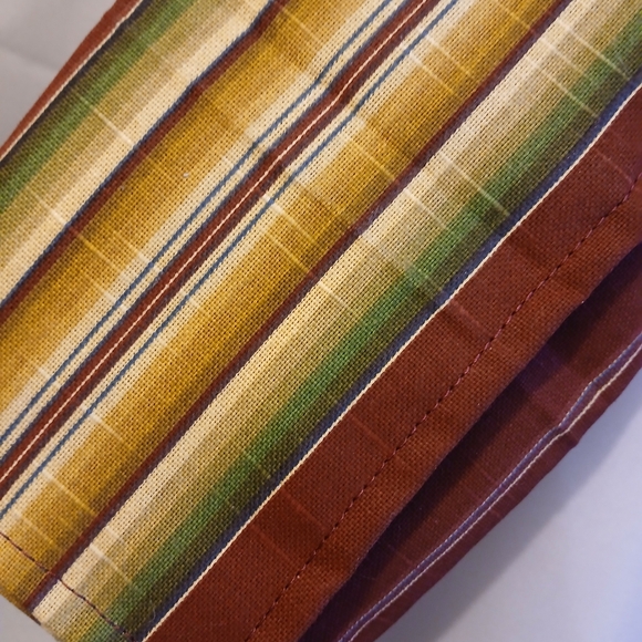 New Southwestern Western Canvas Clutch Travel Hanging makeup bag Wine Wristlet - Picture 4 of 8